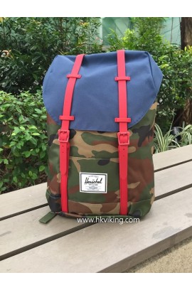 Herschel Retreat Backpack - Camo /Navy /Red